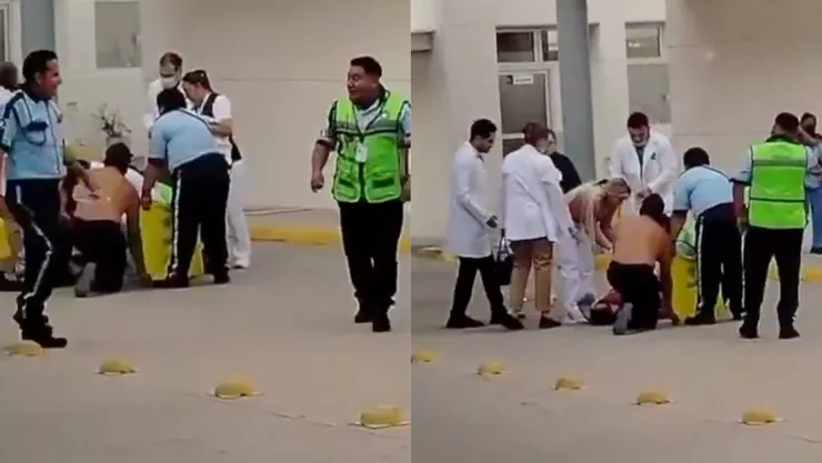 VIDEO Mujer da a luz afuera de un hospital en Chiapas; no había médicos ni camas disponibles