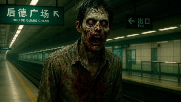 Zombie metro de China