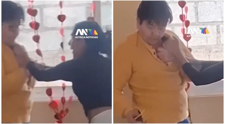 Mamá golpea a maestra de kinder en Hidalgo por supuesto maltrato a su hijo.