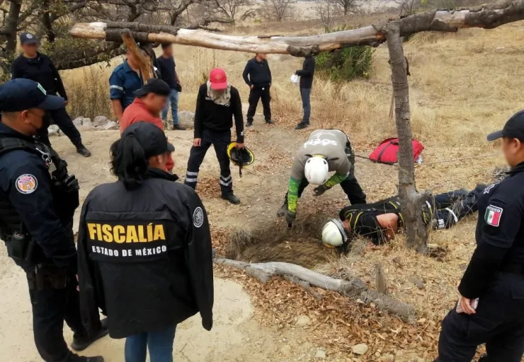 Los pozos fueron perforados con maquinaria especializada.