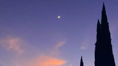 Usuarios comparten sus fotos de la conjunción entre la Luna y Júpiter