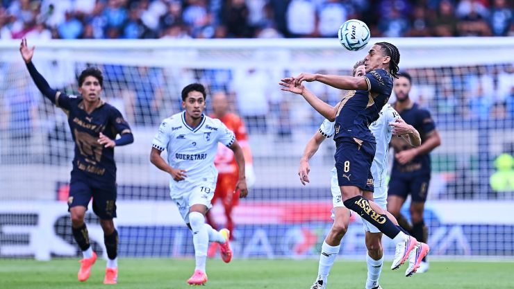 Liga BBVA MX Apertura 2026 Pumas UNAM vs Queretaro
