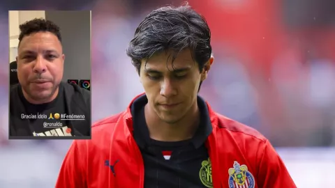 José Juan Macías recibe mensaje Ronaldo Nazario