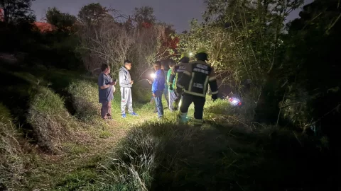 Auto encontrado en barranca Totimehuacán: no hallan al conductor