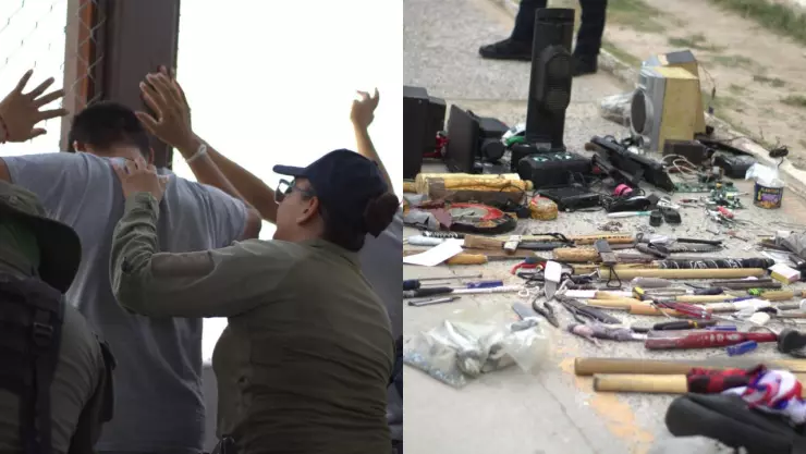 Ciudad Juárez operativo Cereso 3 objetos prohibidos