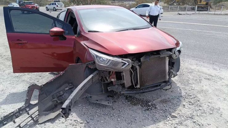 Choque en la Carretera México 15