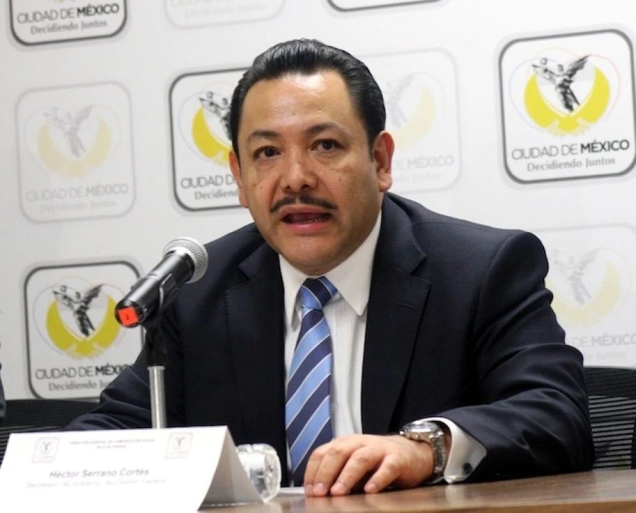 Héctor Serrano Cortés, secretario de Gobierno capitalino