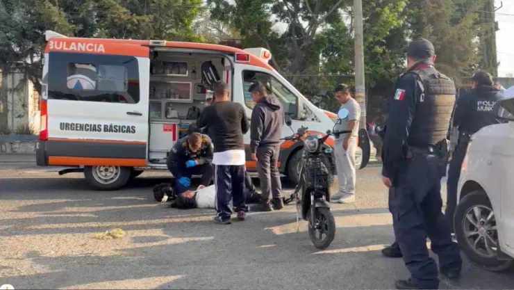 VIDEO: Mujer fue atropellada sobre la 14 Oriente en Puebla hoy; así fue lesionada