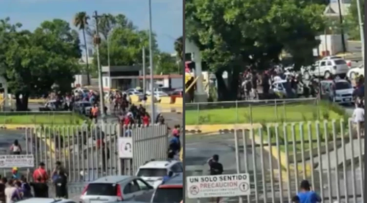Migrantes puente internacional Tamaulipas EU