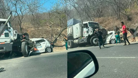 Accidente en el mirador Los Amorosos de Tuxtla Gutiérrez hoy 28 de febrero de 2025