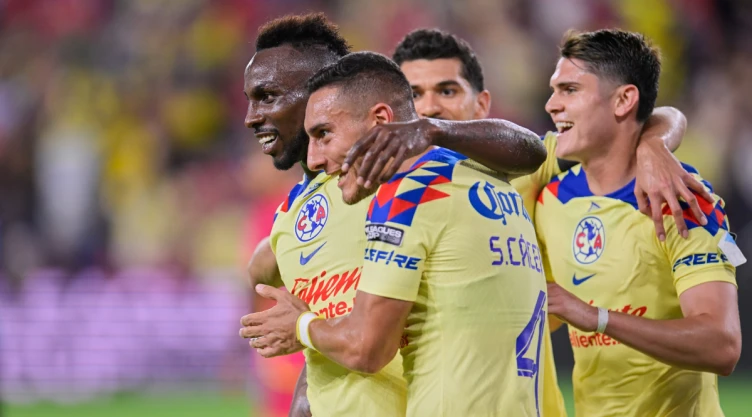 Jugadores del equipo América