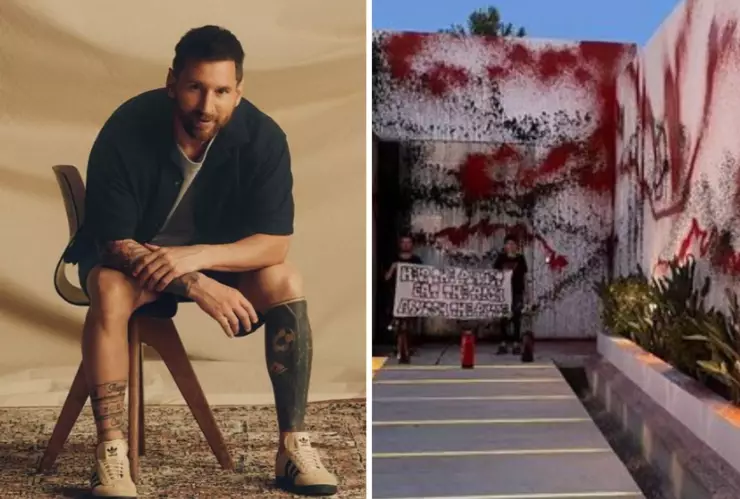 Vandalizan mansión de Lio Messi en Ibiza España