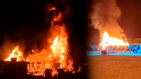 Se registra explosión en pozo de Pemex de Reforma, Chiapas