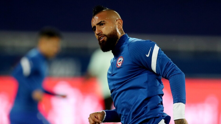 Arturo Vidal con la selección chilena