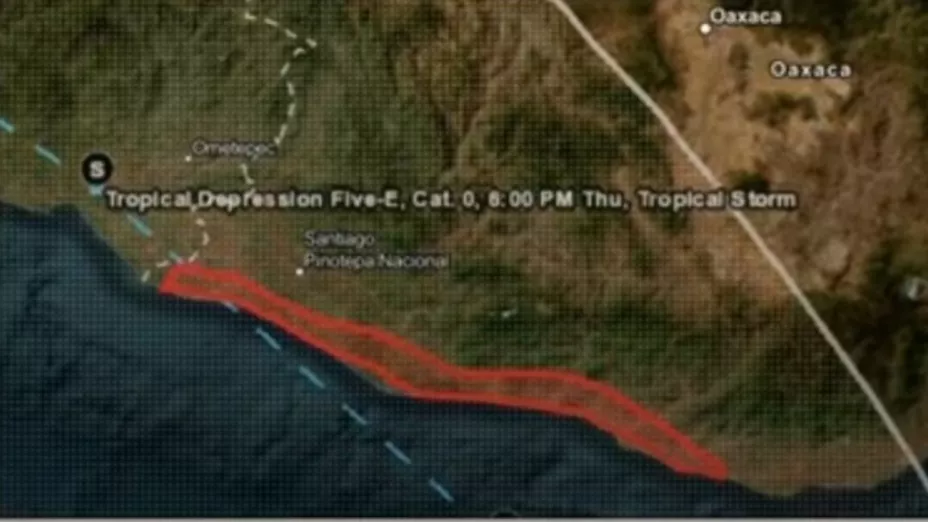 Oaxaca tormenta tropical “Erick”.