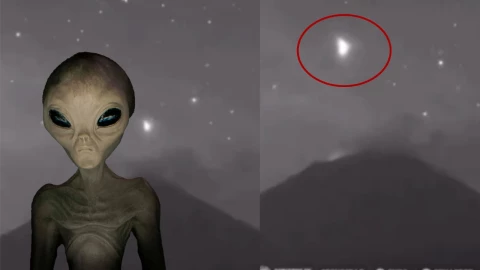 Objeto luminoso Popocatépetl