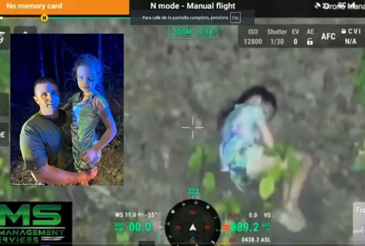 NIÑA ES ENCONTRADA EN UN BOSQUE