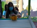 Respetando las normas sanitarias, nada nos impidió verlos felices
