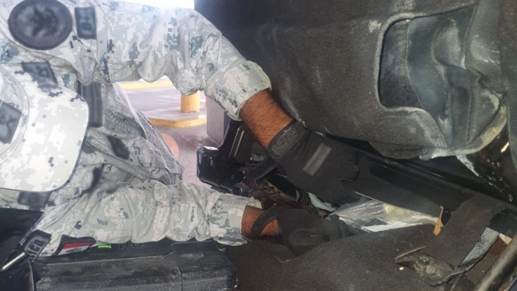 Guardia Nacional incauta 2 mdp en Puente Internacional de Tamaulipas