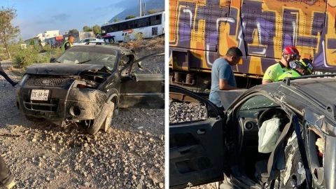Nuevo León tren camioneta recien nacido