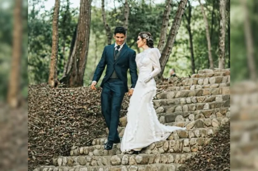 Kike Mayagoitia y Cynthia de la Vega