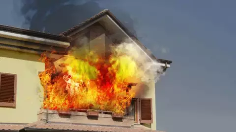 Incendio provocado en Valle de Mexicali