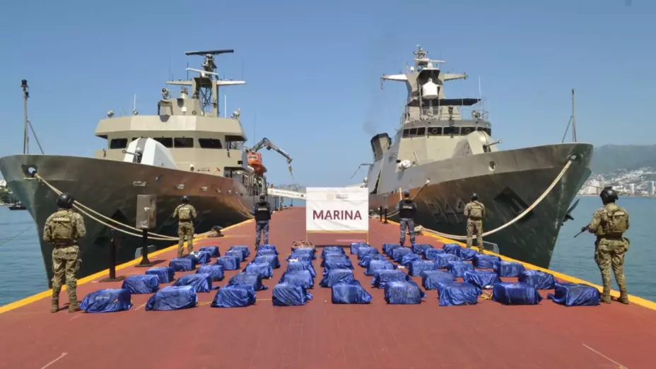 Golpe al narco en Guerrero: Marina decomisa otra tonelada de cocaína en Acapulco