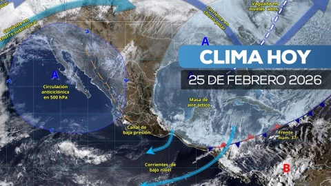 Clima en México este 25 de febrero: calor, vientos y frente frío en camino