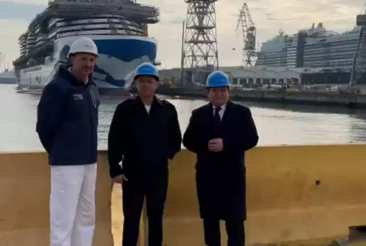 Joaquín Díaz Mena sostuvo reuniones en Italia y reveló que está impulsando un proyecto en Yucatán por la llegada de un astillero