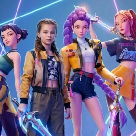 Cómo crear una imagen de tu hija como Las Guerreras Kpop