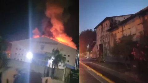 Se incendia teatro universitario de la UAS