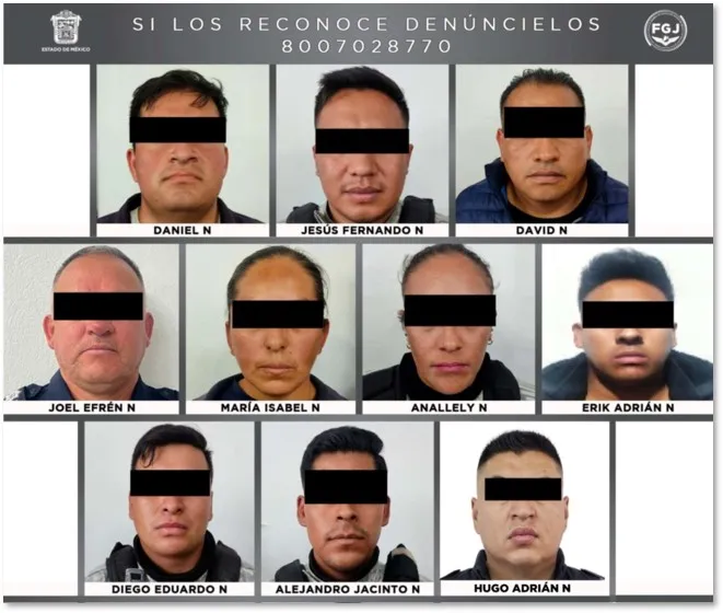 Policías de Nicolás Romero fueron detenidos.