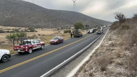 Hallan bolsas con restos humanos a un costado de la carretera Azumbilla-El Seco hoy