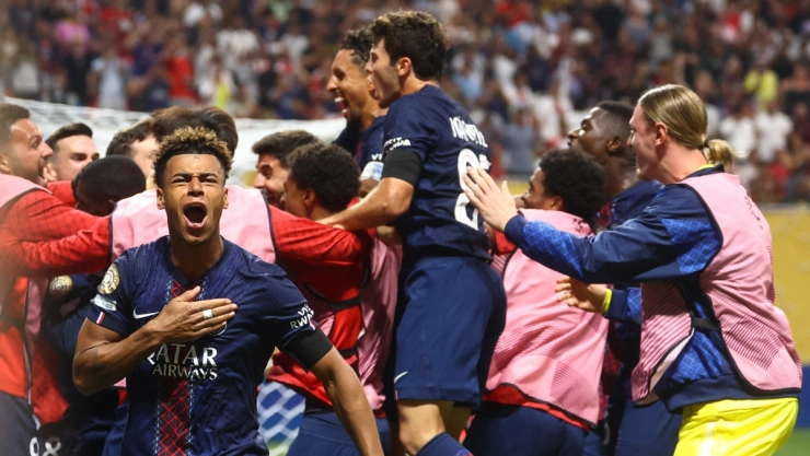 Celebración del PSG
