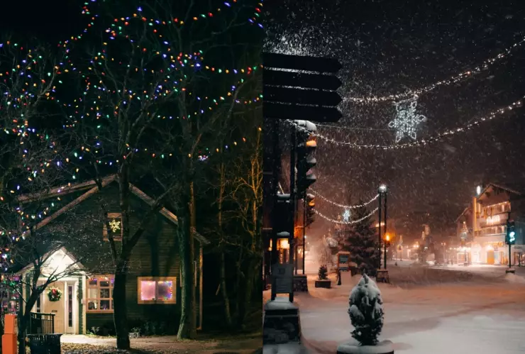 familia florida multa luces navidenas