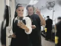 Litzy y el chef Poncho Cadena