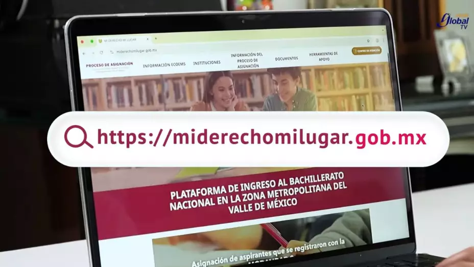 Página de “Mi Derecho Mi Lugar”, donde se estarán los resultados del ECOEMS 2025.