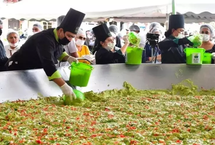 el guacamole mas grande del mundo