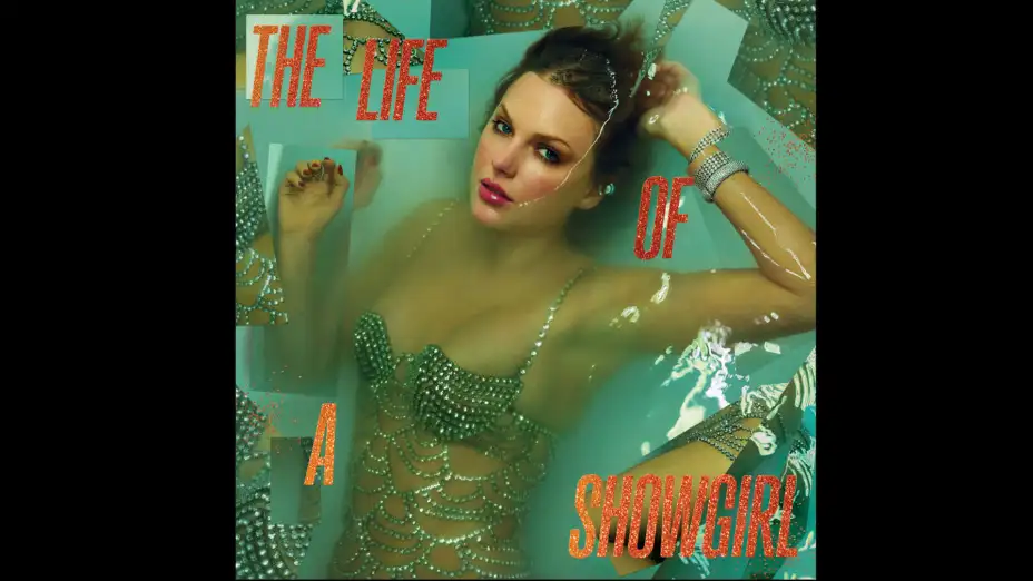 Portada del álbum The Life of a Showgirl de Taylor Swift.