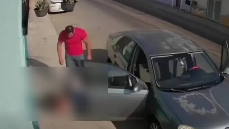 hombre agredió a una mujer