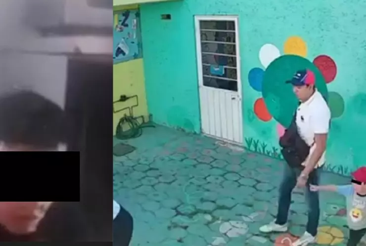 video extorsión jesus n agresor maestra kinder izcalli