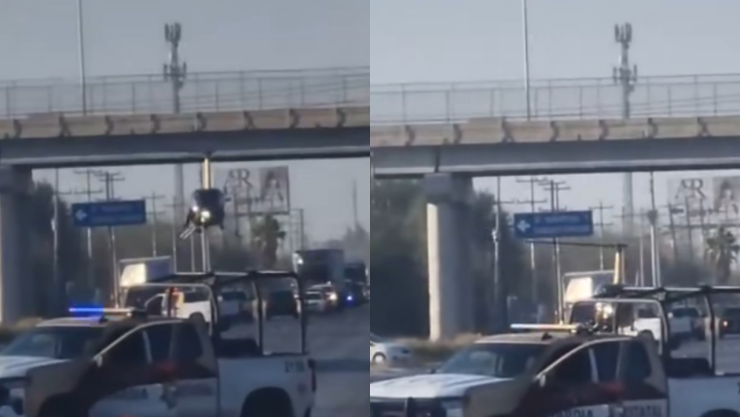 agresion Guardia Estatal en Camargo, Tamaulipas