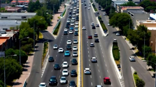 Tráfico autopista México-Puebla