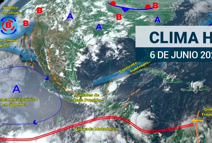 ¿Cede la ola de calor? Así será el clima en México hoy 6 de junio