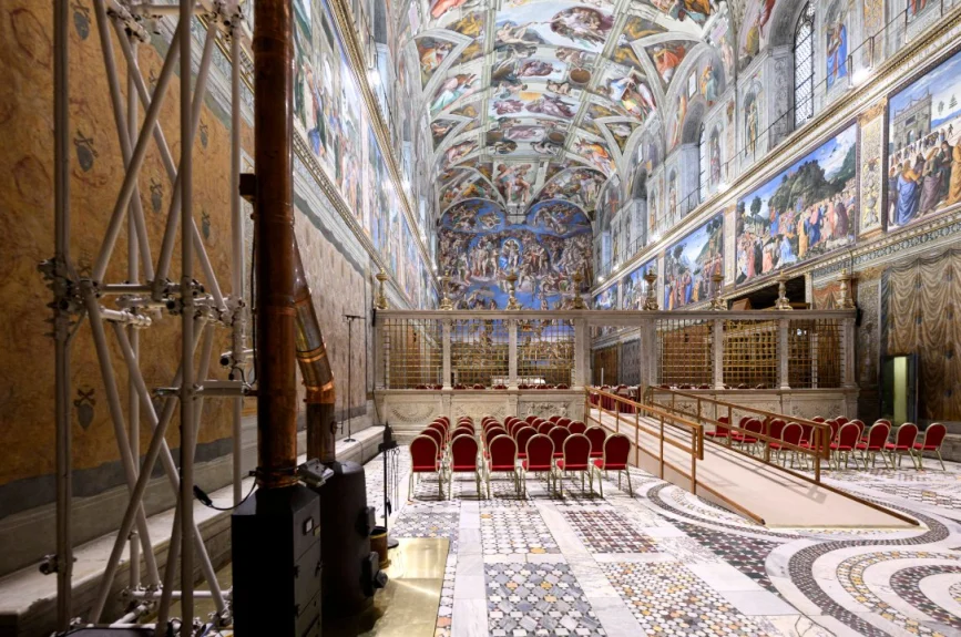 La Capilla Sixtina y el cónclave de la Iglesia católica.