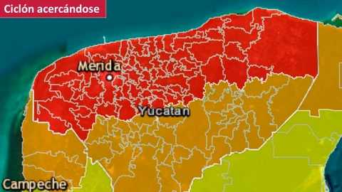 Huracán Milton: Yucatán es declarado como Alerta Roja debido a la amenaza de la trayectoria