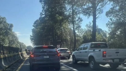 Cómo se encuentra la autopista México–Cuernavaca HOY.