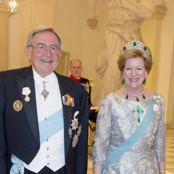 Constantino II de Grecia y su esposa Ana María. Foto: AFP
