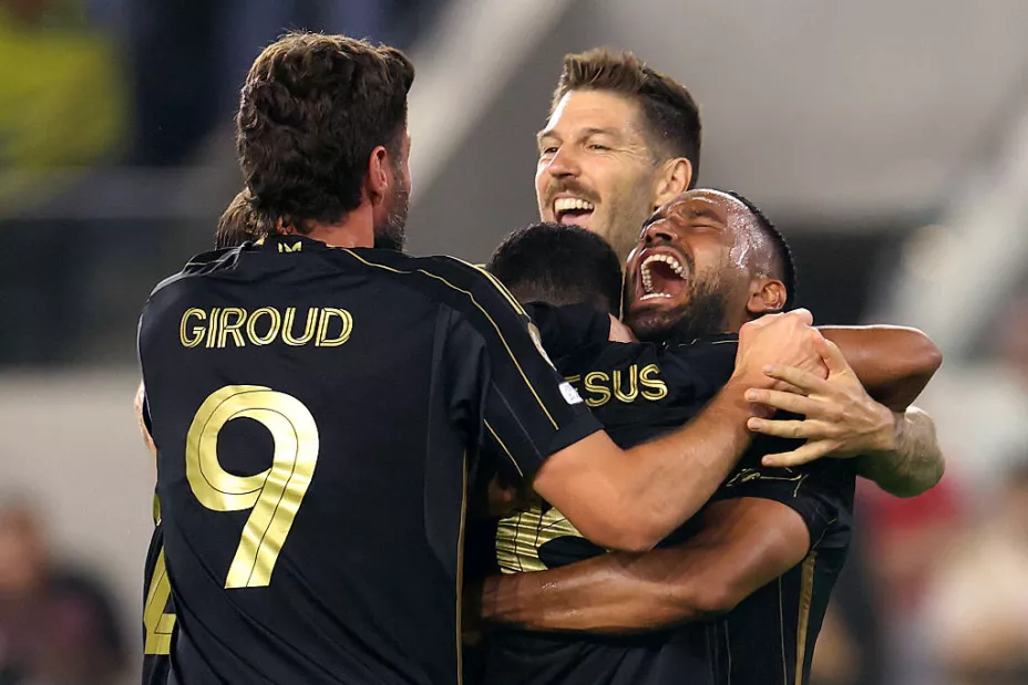 La felicidad del plantel del LAFC, tras eliminar al Club América del Mundial de Clubes 2025