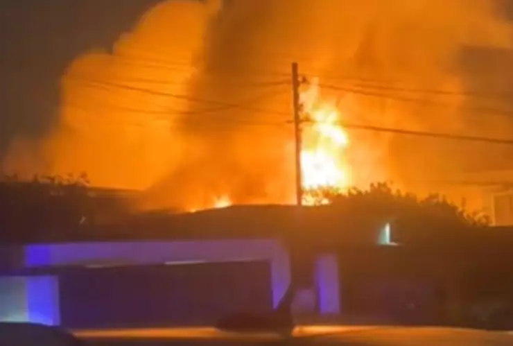 Incendio el 29 de abril en colonia Aeropuerto de Tijuana